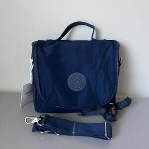 Kipling New Kichirou Lunch Bag in Dark Navy NWT